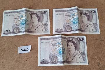 Afbeelding van Oude Bankbiljetten 20 Pounds