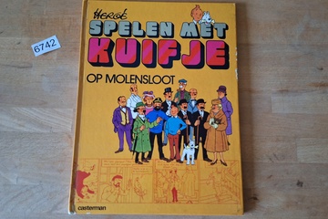 Afbeelding van hergé Spelen met Kuifje op molensloot