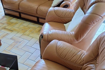 Afbeelding van Lederen salon 3-zit & 2 x 1-zit