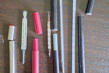 Afbeelding van Oude thermometers