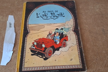Afbeelding van Hergé Les Aventures de Tintin Au Pays de L'Or Noir album