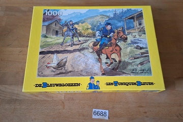 Afbeelding van De Blauwbloezen puzzel gecontroleerd & volledig