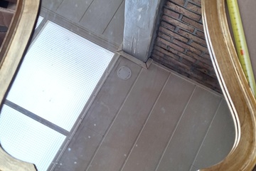 Afbeelding van Oude spiegel goudkleurig