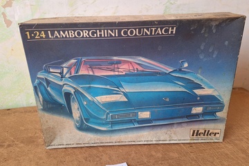 Afbeelding van Heller Lamborghini Countach modelbouwdoos 755 (1:24)
