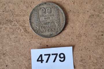 Afbeelding van Frankrijk Zilver Munt 20 Francs 1933