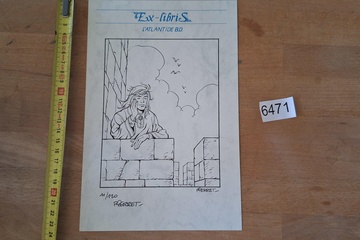 Afbeelding van Ex-Libris prent
