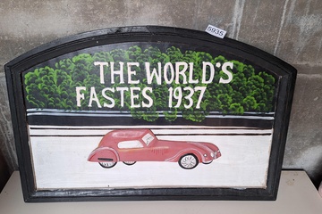 Afbeelding van The World's fastes 1937 bord