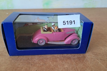 Afbeelding van Kuifje Modelauto 'Bij Kuifje in de Auto' Atlas Edition