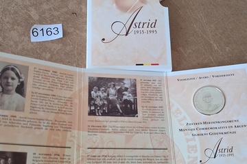 Afbeelding van Zilver Munt Astrid 