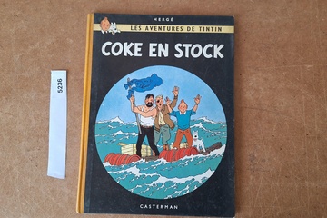 Afbeelding van Hergé Les Aventures de Tintin Coke En Stock Album