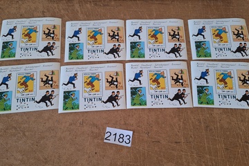 Afbeelding van Postzegelblokken postfris Frankrijk Tintin