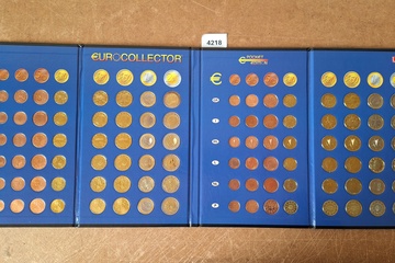 Afbeelding van Euro collector map compleet met alle Euro munten in het album