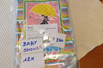 Afbeelding van 12x Vlaggenlijn Baby Shower