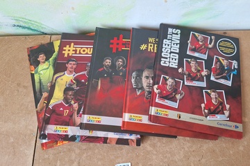 Afbeelding van Panini Strickeralbums Rode Duivels compleet