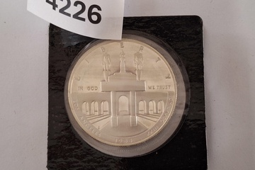 Afbeelding van Zilver munt liberty 