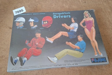 Afbeelding van Fujimi Garage & Tools Drivers figuren modelbouwdoos (1:24)