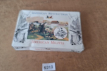 Afbeelding van Accurate Figures Ltd, American Revolution American Militia miniatuurfiguren set 1:72 (oudere doosvariant)