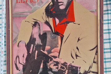 Afbeelding van Poster Elvis in kader