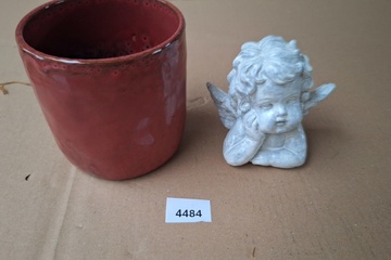 Afbeelding van Engel beeldje en pot