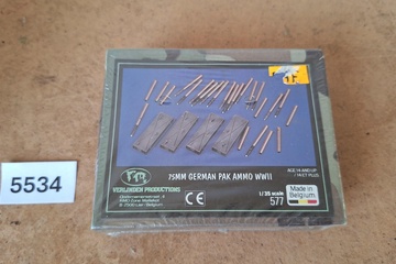 Afbeelding van Verlinden Productions 75mm German Pak Ammo WWII 1/35 scale