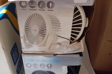Afbeelding van USB Desktop fan 2 stuks