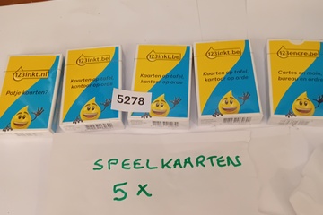 Afbeelding van Speelkaarten 5s ets