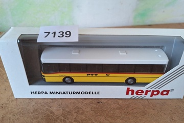 Afbeelding van Herpa Setra S 215 UL 'PTT' streekbus (1:87)