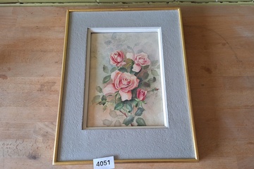 Afbeelding van Kader met rozen Acquarel 27*35cm