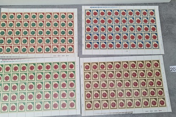 Afbeelding van Postzegelvellen DDR Postfris