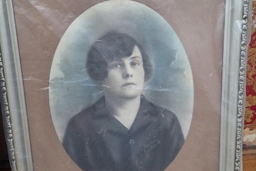 Afbeelding van Oude foto in kader