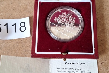 Afbeelding van Zilver Munt Frankrijk 100 Fr.