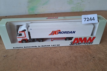 Afbeelding van AWM Scania 'Nordan' vrachtwagen met oplegger (1:87)