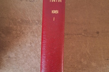 Afbeelding van Journal de Tintin album met tijdschriften 1981 Deel 1