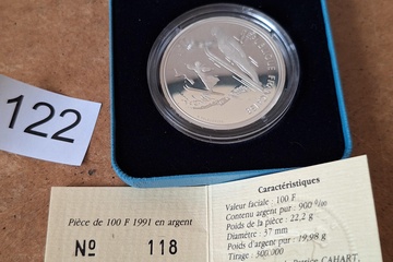 Afbeelding van Zilver Munt  Albertville '92 
