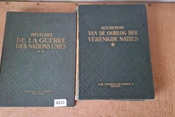 Afbeelding van Geschiedenis van de oorlog der Verenigde Naties 2 boeken NL & Fr