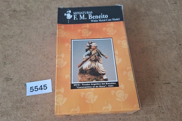 Afbeelding van Miniaturas F. M. Beneito White Metal Cast Model Tirador Argelino del Batallón