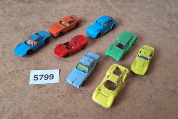 Afbeelding van Losse Vintage Auto's Partij (8 stuks), 1:64