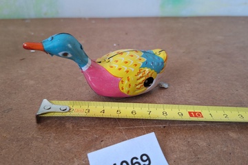 Afbeelding van Opwindspeelgoed blik eend