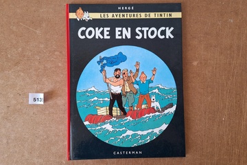 Afbeelding van Hergé Les Aventures de Tintin Coke En Stock Album