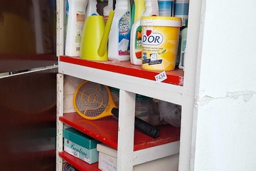 Afbeelding van Inhoud buitenkast vnl Schoonmaakmiddelen 