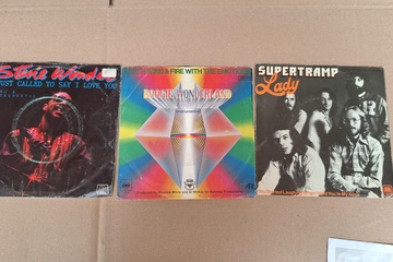 Afbeelding van lot singles oa Supertramp , stevie wonder ea