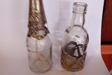 Afbeelding van Olielamp in fles