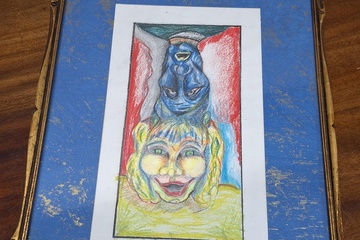 Afbeelding van Kader met pentekening