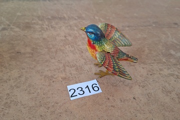 Afbeelding van Blikken speelgoed vogel