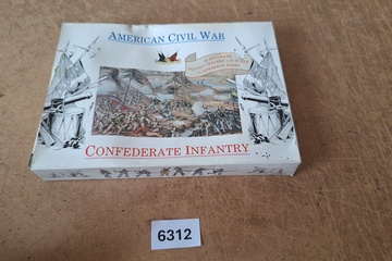 Afbeelding van Accurate Figures Ltd, American Civil War Confederate Infantry miniatuurfiguren set 1:72
