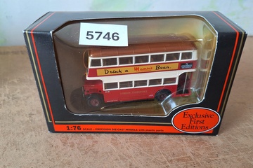 Afbeelding van Exclusive First Editions EFE, Guy Arab I Utility Double Decker Bus 'London Transport Manns Beer', 1:76