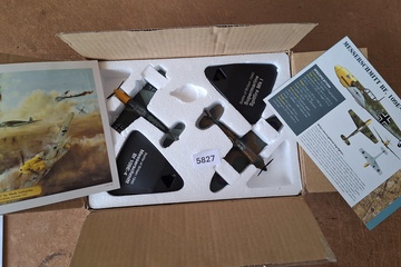 Afbeelding van Atlas Editions Battle of Britain, Supermarine Spitfire Mk I & Messerschmitt Bf 109E-4 Set, 1:72