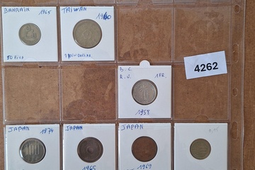 Afbeelding van Lot munten oa Japan, ea