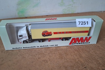 Afbeelding van AWM Renault 'S.A.R.L. Seveon' vrachtwagen met oplegger (1:87)