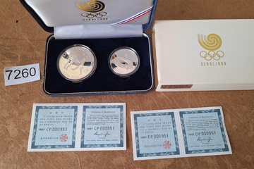 Afbeelding van Zilver Munten Seoel 1988